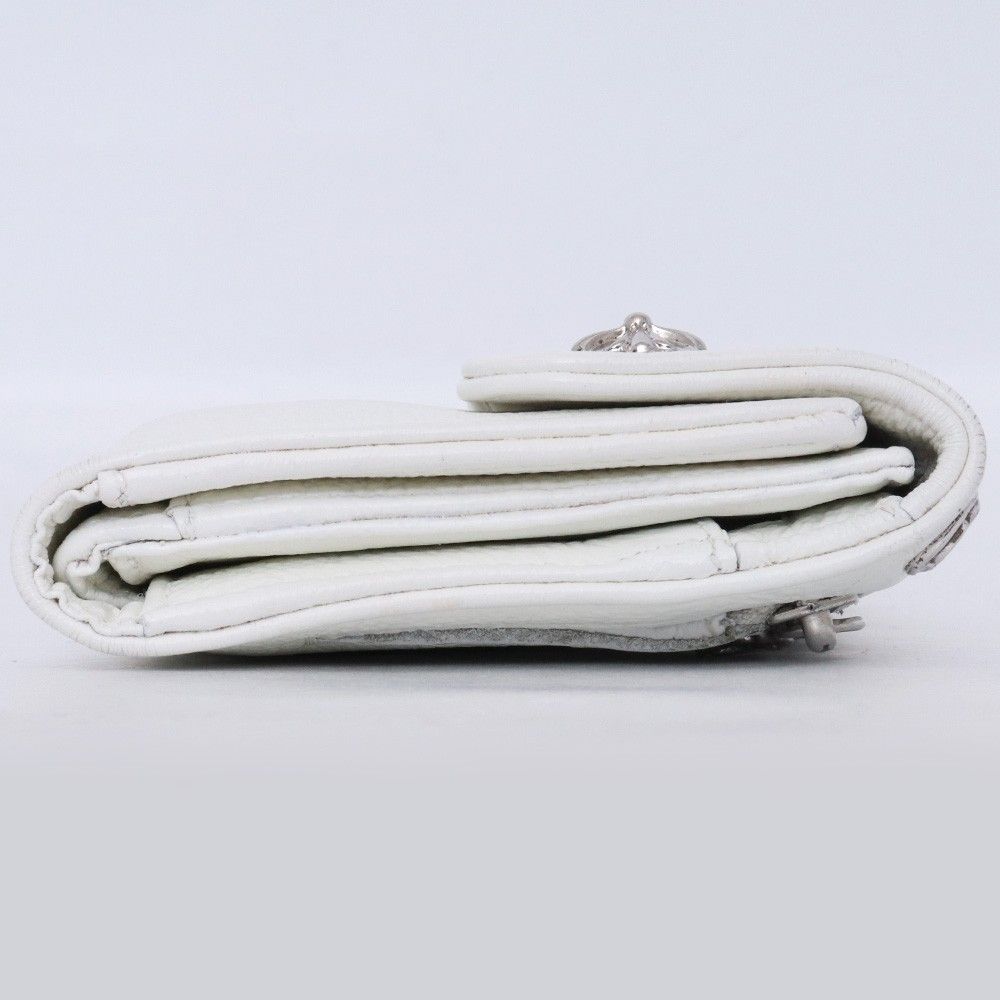 CHROME HEARTS クロムハーツ ホワイトウェーブウォレット 財布 CHROME