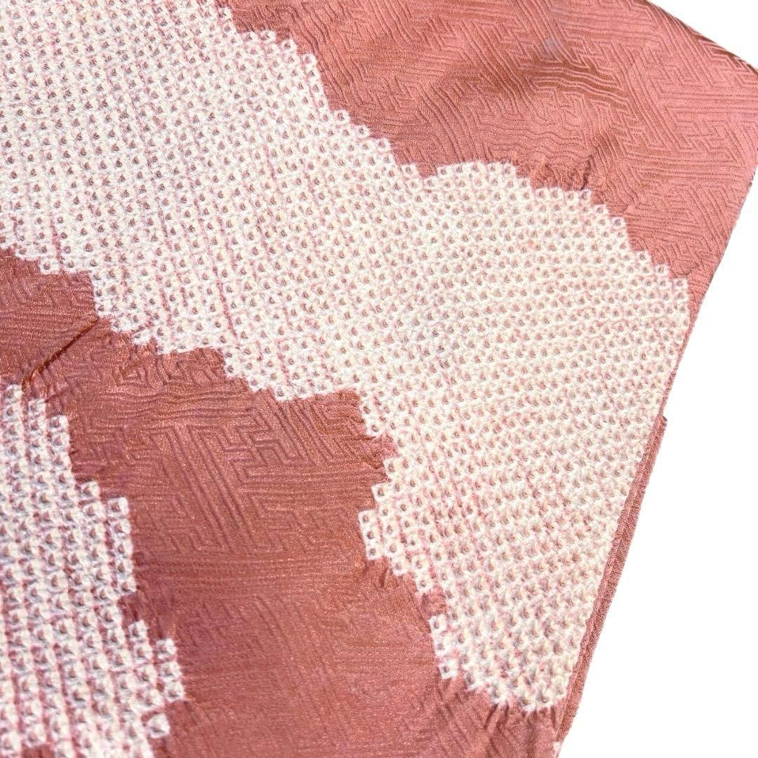 平和屋着物○摺型友禅 京都 多ち花 全通柄 九寸開き名古屋帯 器物花鳥