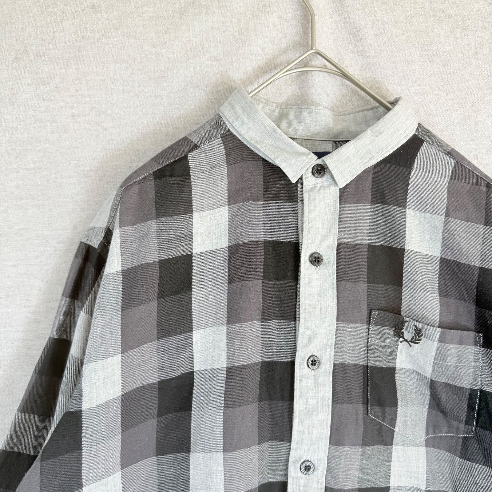 新品 FRED PERRY チェック柄 長袖シャツ L 楽天市場】フレッドペリー FRED PERRY シャツ 長袖 メンズ ロング