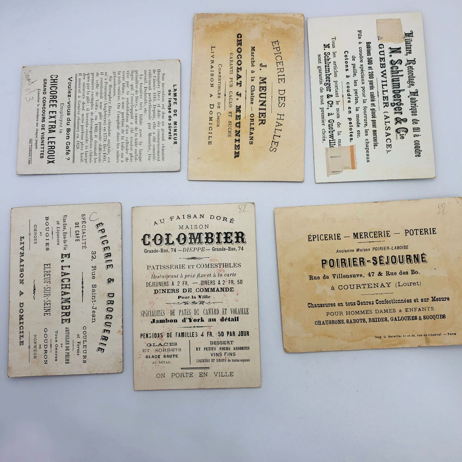 まとめ売り クロモカード ジャンクジャーナル フランス アンティーク 6枚セット! まとめ 】クロモカード フランス アンティーク