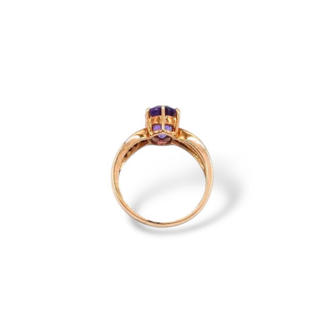 タサキ 2.68ct タンザナイト ダイヤ リング K18 13号 3655 タサキ 2.68ct タンザナイト ダイヤ リング K18 13号 3655 タサキ