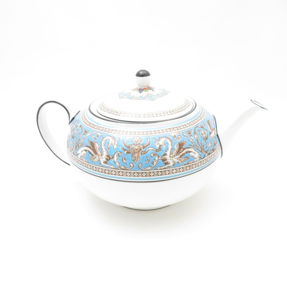 WEDGWOOD ウェッジウッド フロレンティーンターコイズ ティーポット Lサイズ 1200ml 茶器 SN395H2