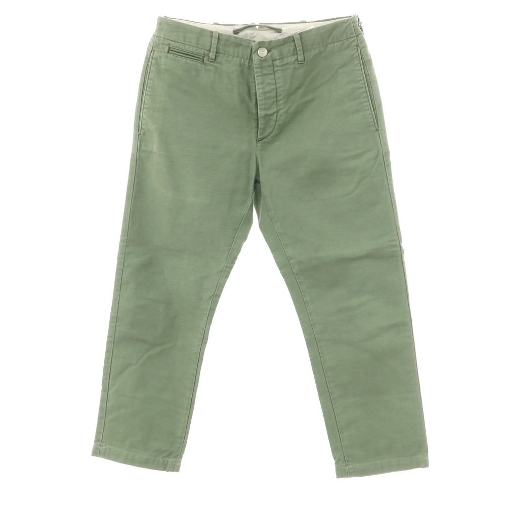 【中古】イカイ YCHAI コットン ワークパンツ オリーブ【サイズ30】【メンズ】
