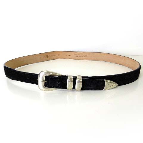 TIBERIO FERRETTI ベルト ブラック 革 TIBERIO FERRETTI ティベリオフェレッティ ベルト レザーベルト 本革