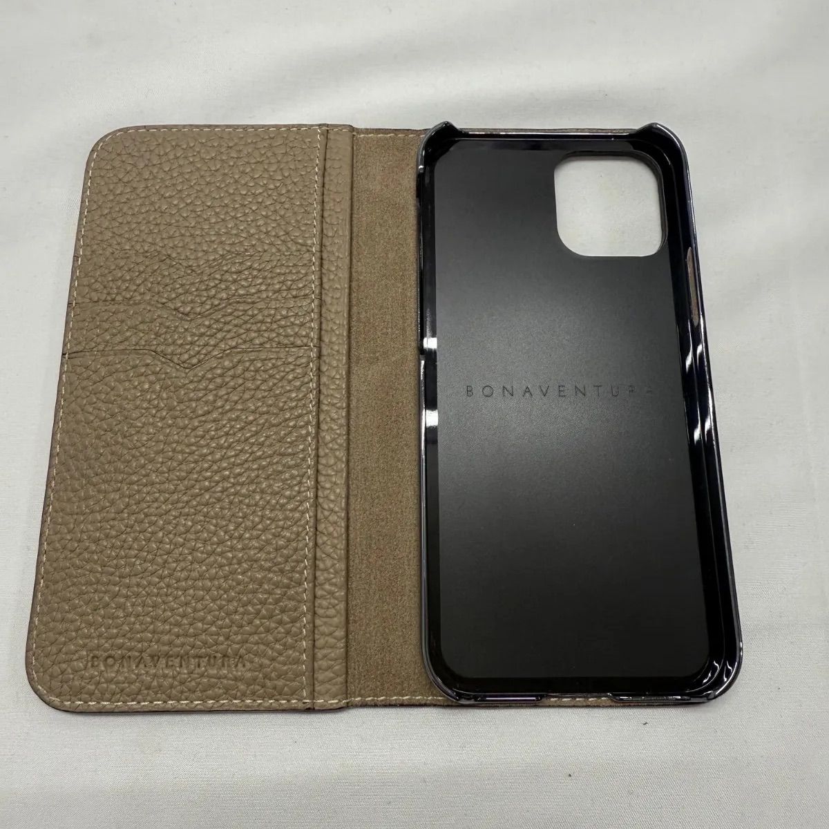 【限定カラー】ボナベンチュラ iPhone12/12Pro 手帳型 バイカラー ボナベンチュラ iPhoneケース 手帳型12/12Pro 限定カラー】ボナ