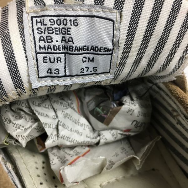 即納！PSE認定済み試着交換OK！Hawkins　ホーキンス　コインローファー　スリッポンシューズ　ベージュ　27.5　管NO.ZE-70 入園式 靴