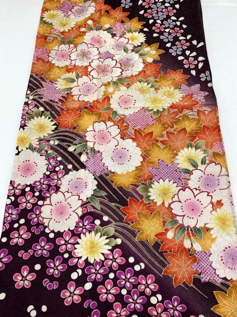 振袖 豪華 刺繍 紋意匠 身丈156cm 撥水加工済 MO2896 - メルカリ