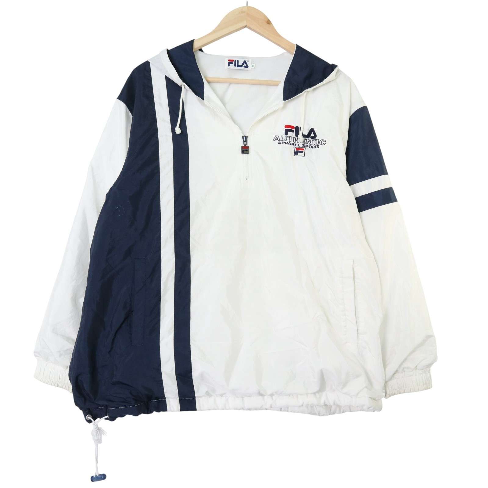 FILA フィラ 秋冬 裏起毛☆ ウィンドブレーカー アノラックパーカー 