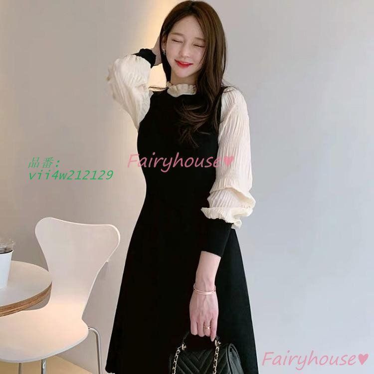 黒ニット 大人ゆったり