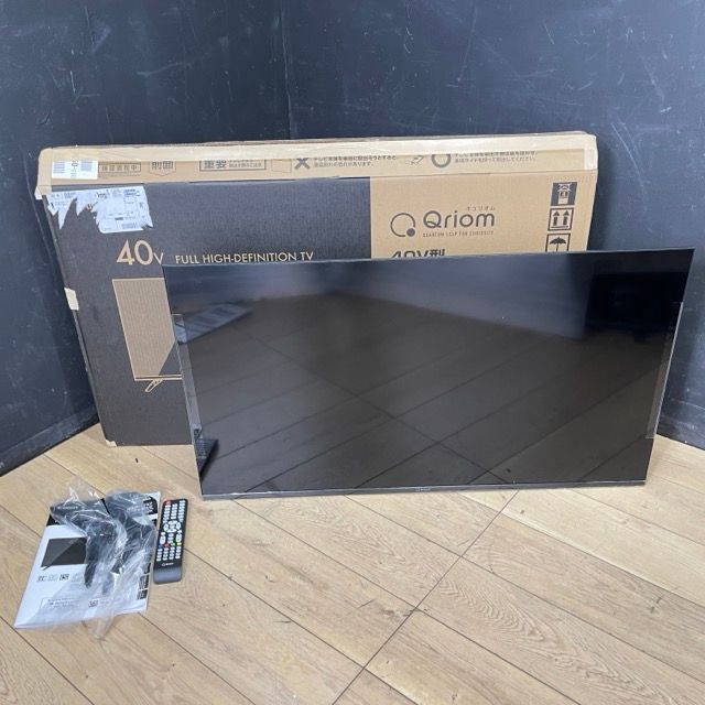 山善 キュリオム 40インチ 液晶テレビ 【中古】動作保証 QRTN-40W2K 2024年製 ブラック 082091/21267