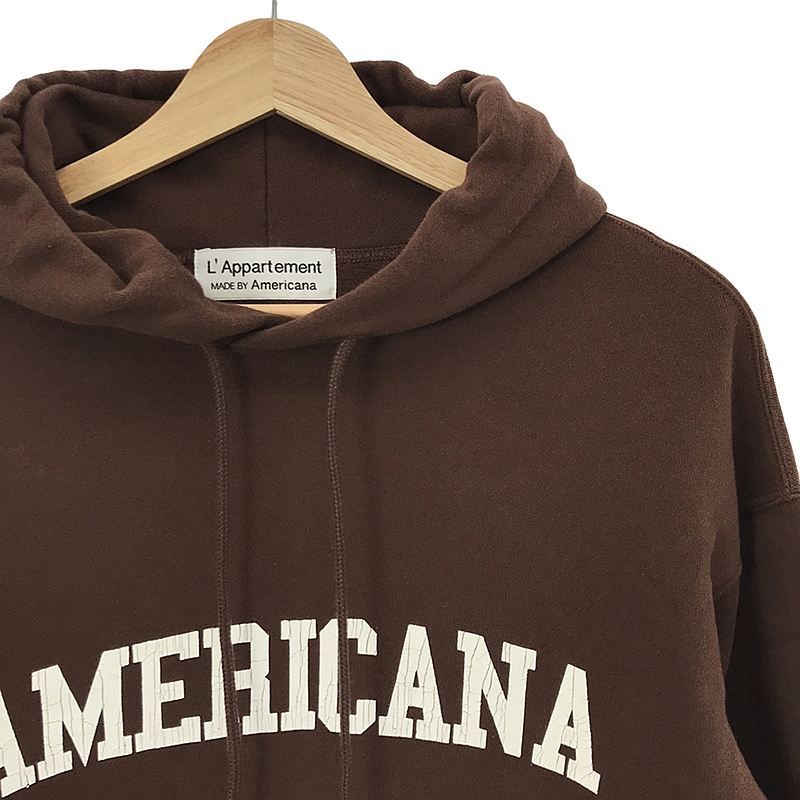 美品♥アパルトモン×アメリカーナ ロゴパーカー ♥ブラウン L'Appartement / アパルトモン | 2022AW | Americana Logo Parka
