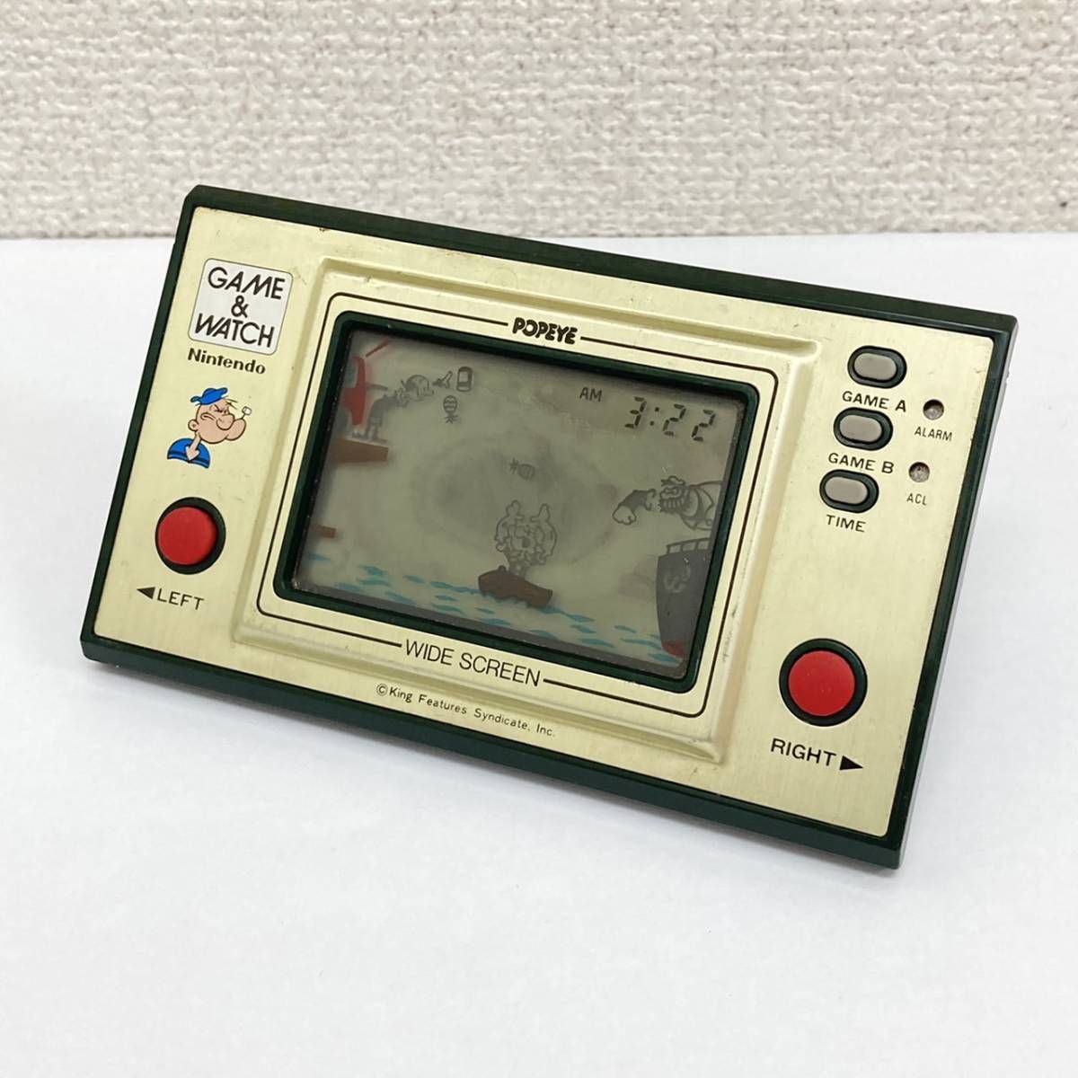 50%OFF 【極美品】任天堂 ゲーム＆ウォッチ ポパイ GAME＆WATCH 携帯用