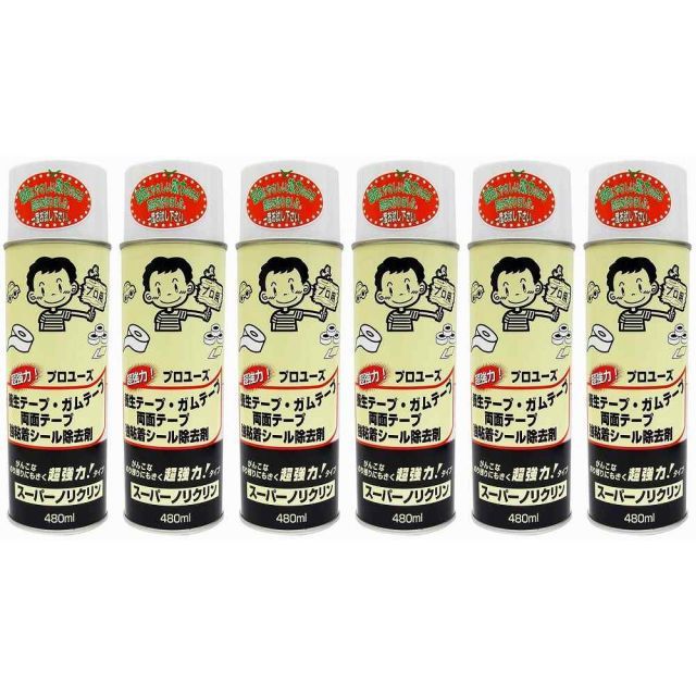 ワイエステック - スーパーノリクリン - スプレー - ４８０ｍｌ 6個セット