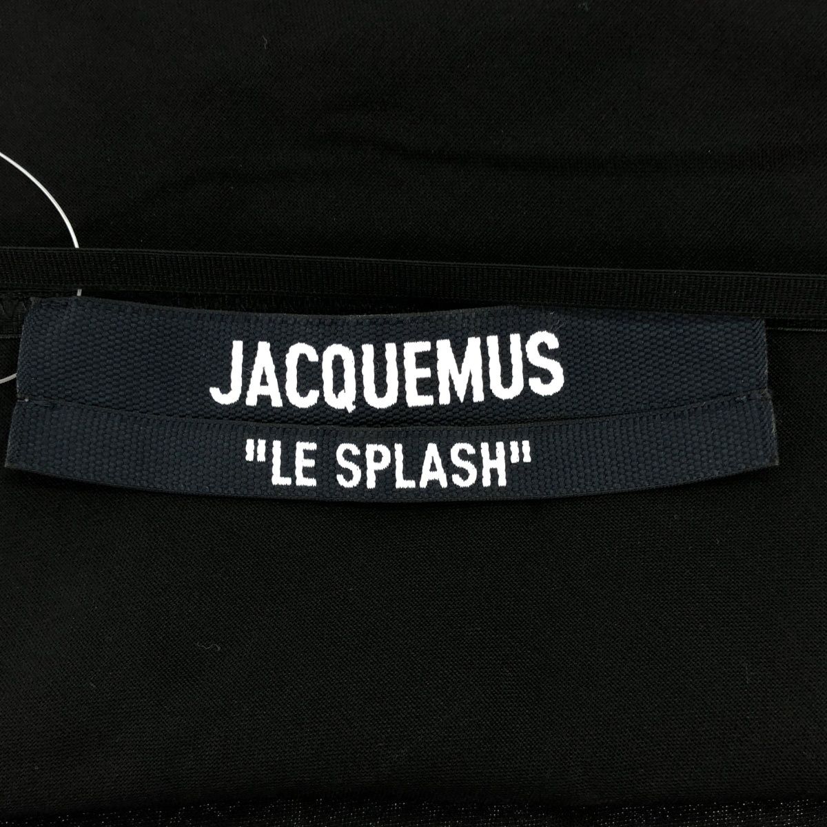 JACQUEMUS ジャックムス 22SS LE SPLASH キャミソールトップス  ブラック 40 JACQUEMUS ジャックムス 22SS LE SPLASH キャミソールトップス