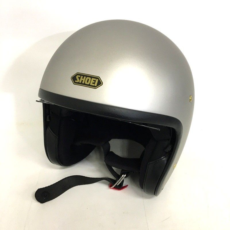 SHOEI ショウエイ J O ジェットヘルメット 除菌消臭済 Mサイズ マットライトシルバー オートバイ ツーリング ライディング バイカー バイク用品 TA3423