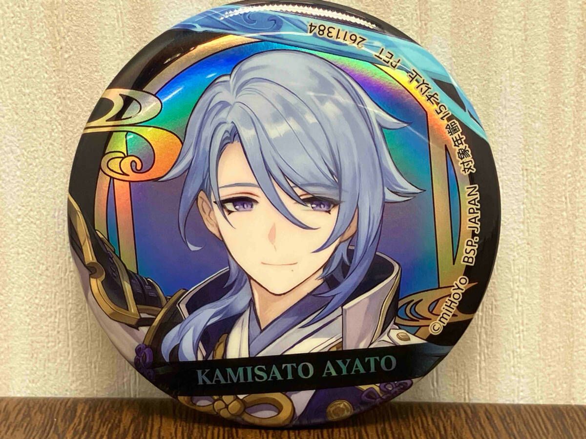 原神 神里綾人 ホログラム缶バッジ - メルカリ