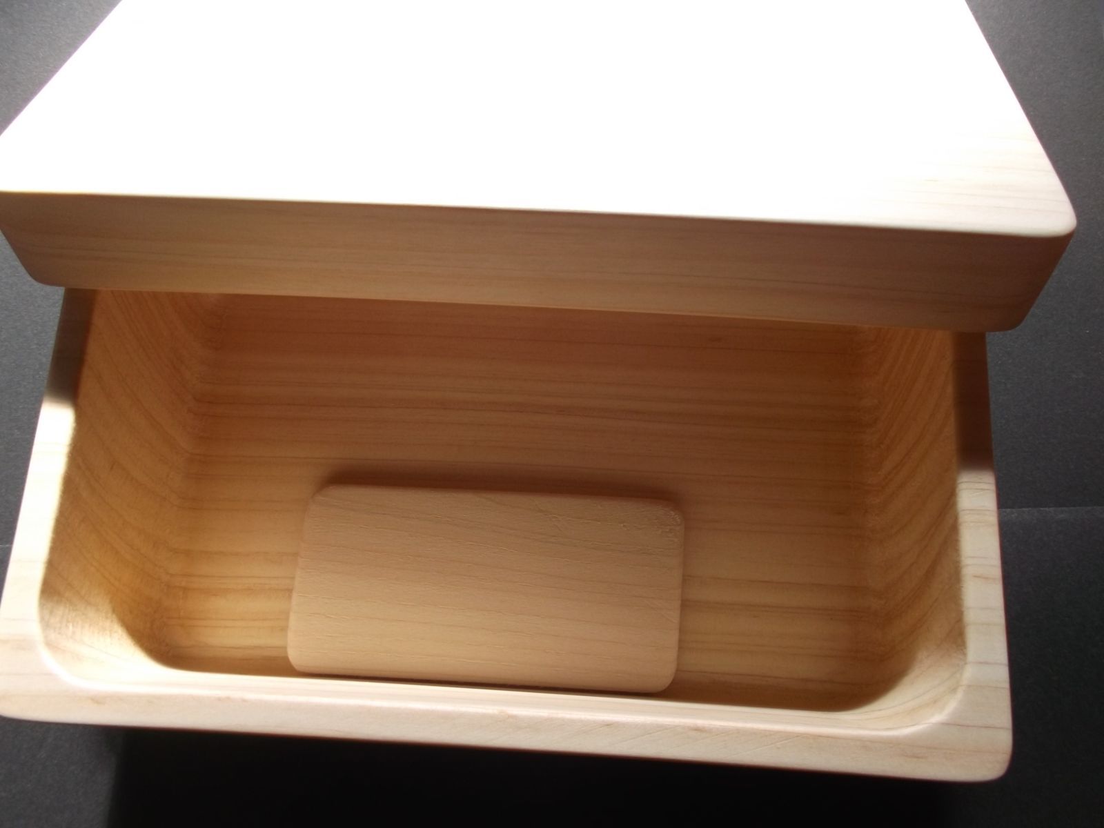 国産 手作り 天然 ひのき 四角型 弁当箱 おひつ わっぱ 木製