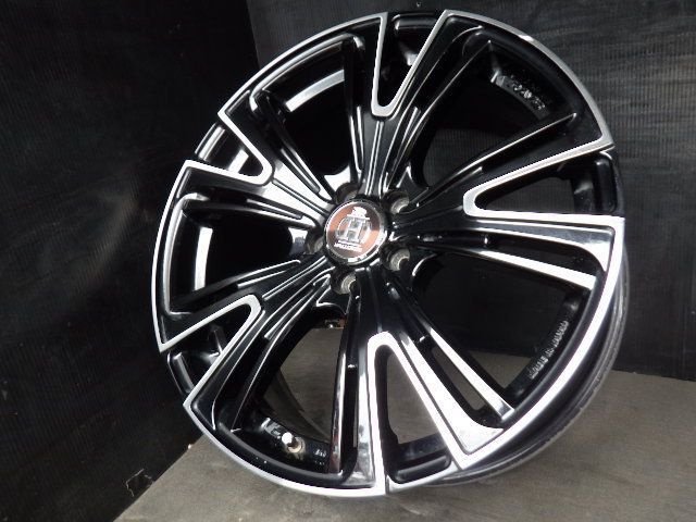 2847 B▲ ▲RAYS HFULLCROSS CROSS SLEEKERS Q5▲18x7.5J 5穴 PCD100 45◆4本