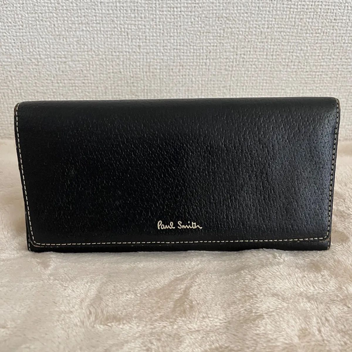 Paul Smith 長財布 黒 ポールスミス PAUL SMITH 長財布 ラウンドジップ レザー うさぎ