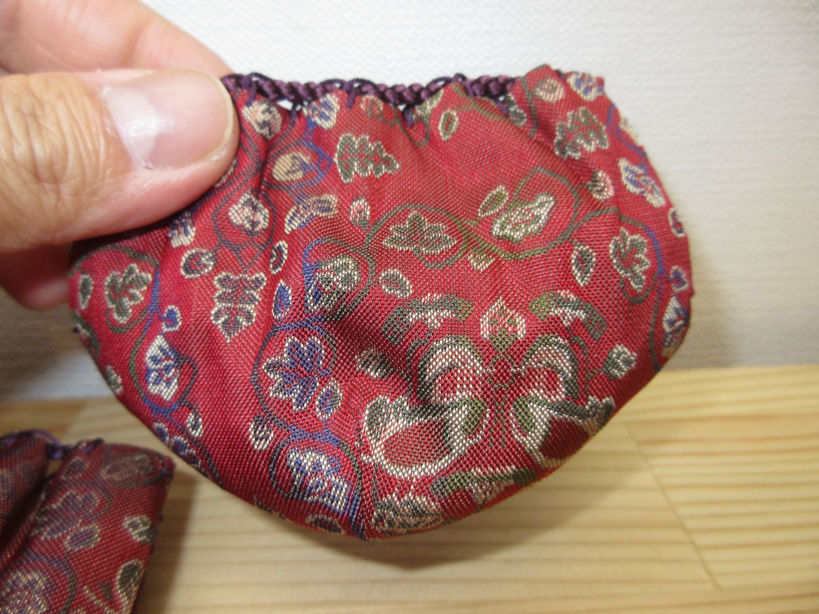 送料込【逢絢亭・新品】茶道具 仕覆 三つ組仕覆 正絹 名物裂 正倉院 