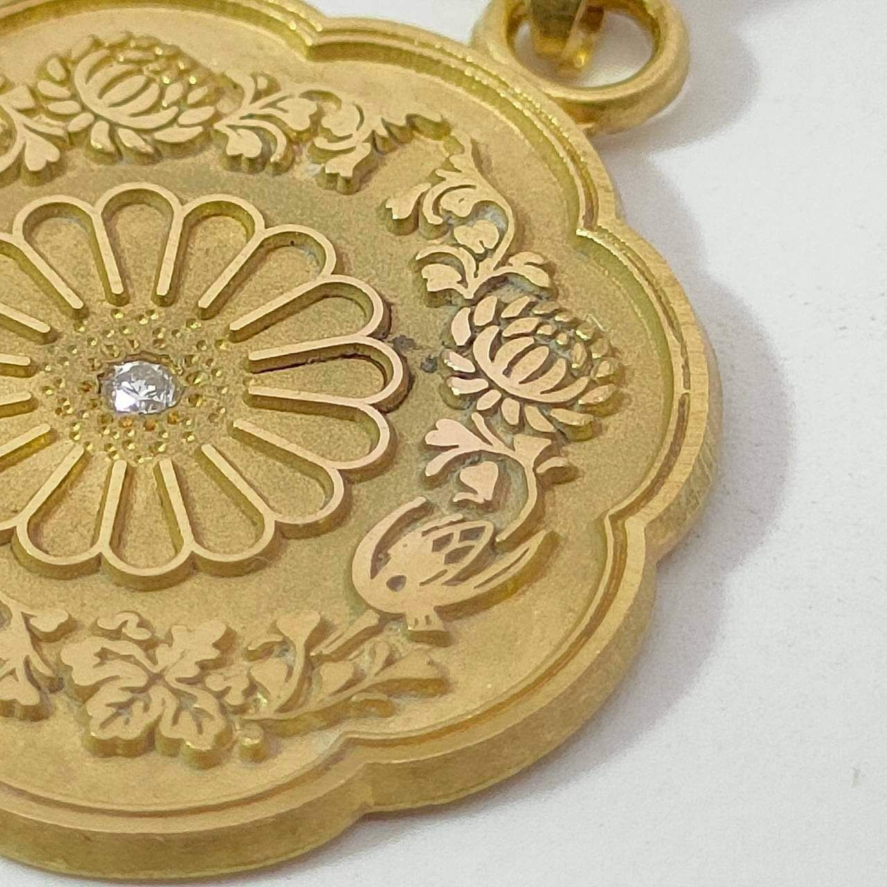 18金 K18 男女兼用 造幣局 ネックレストップ 2.23ｇ D174