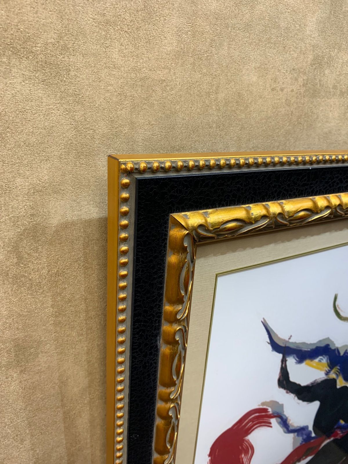 額付】【真作】黒い太陽 岡本太郎 Taro Okamoto セリグラフ 作家直筆