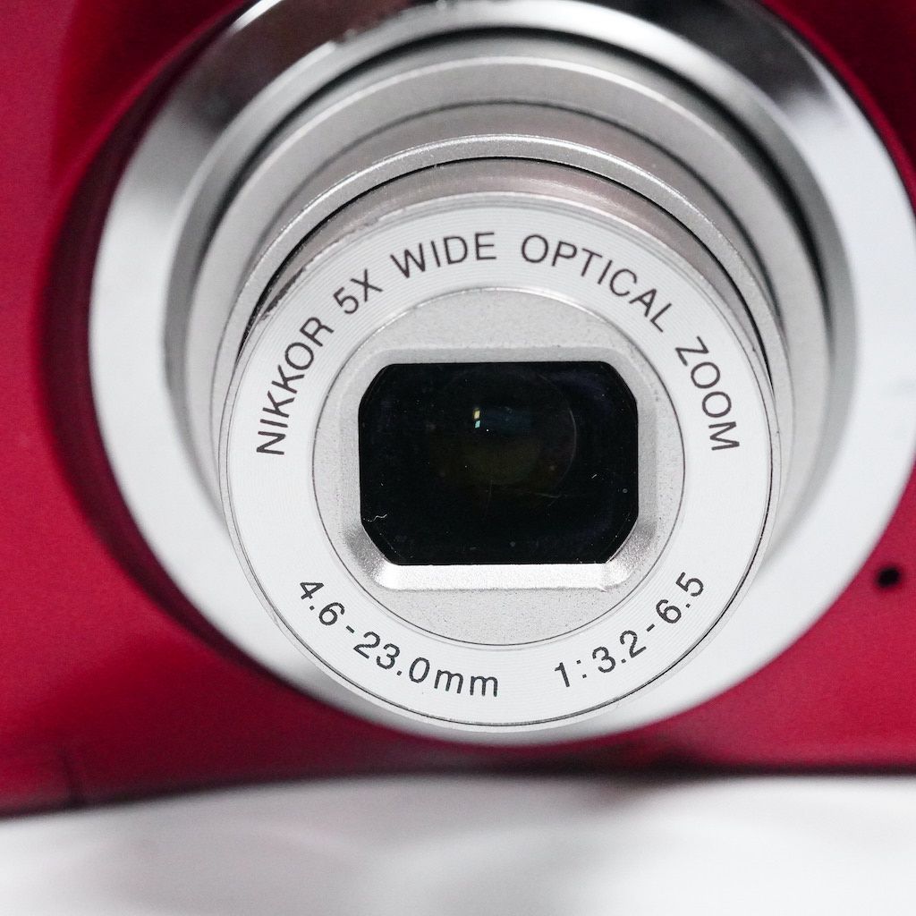 【美品】NIkon COOLPIX A10 レッド　動作確認済 Nikon ニコン COOLPIX A10 レッド 動作OK 1週間保証 /1133