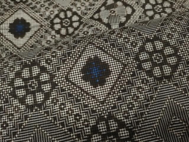 平和屋着物○本場大島紬 龍郷絣 菱花文 正絹 逸品 CAAZ2651ut - メルカリ