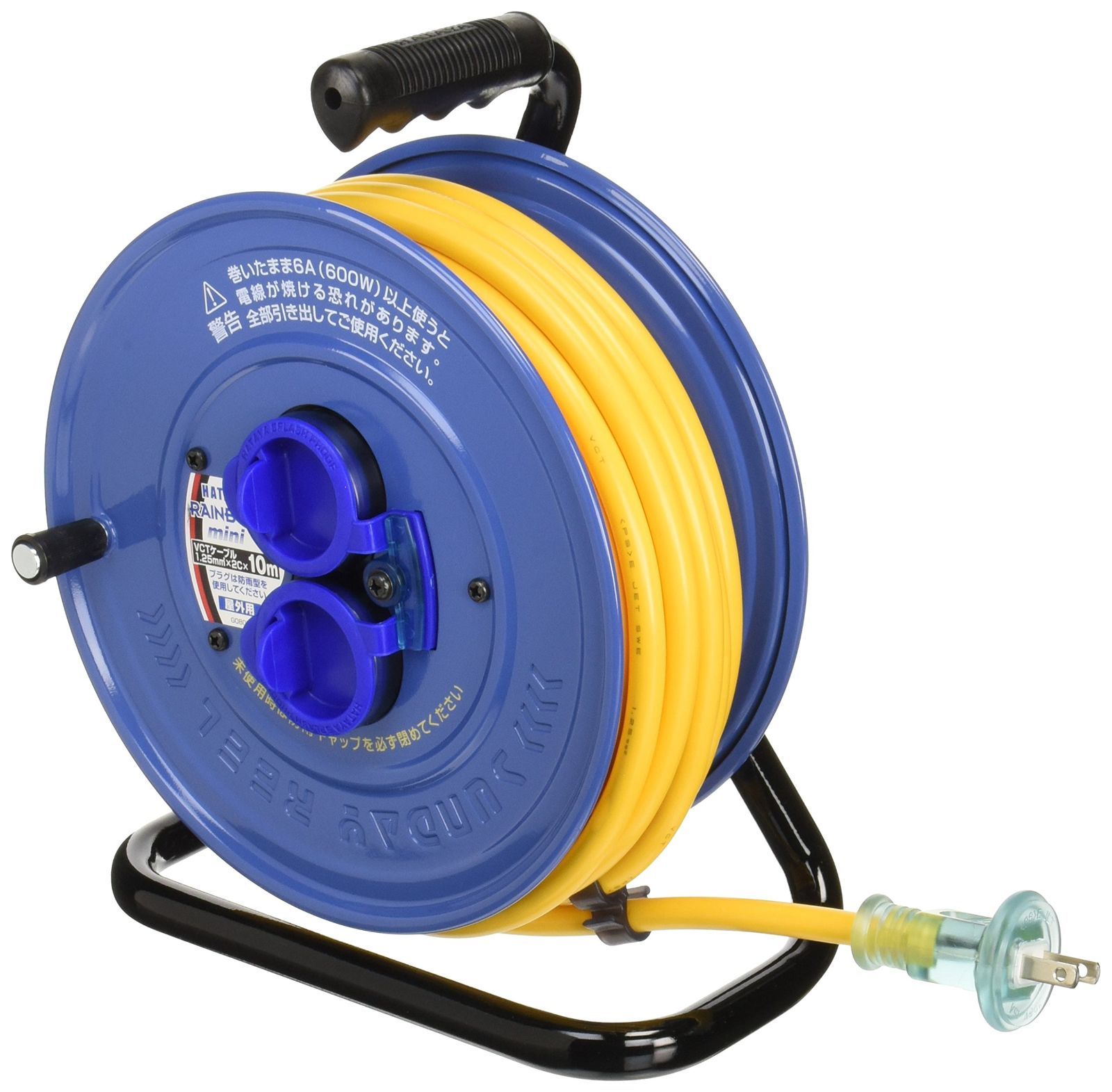 HATAYA 15A 125V 防雨形　作業用 HATAYA 15A 125V 防雨形 作業用 家具・インテリア 10m