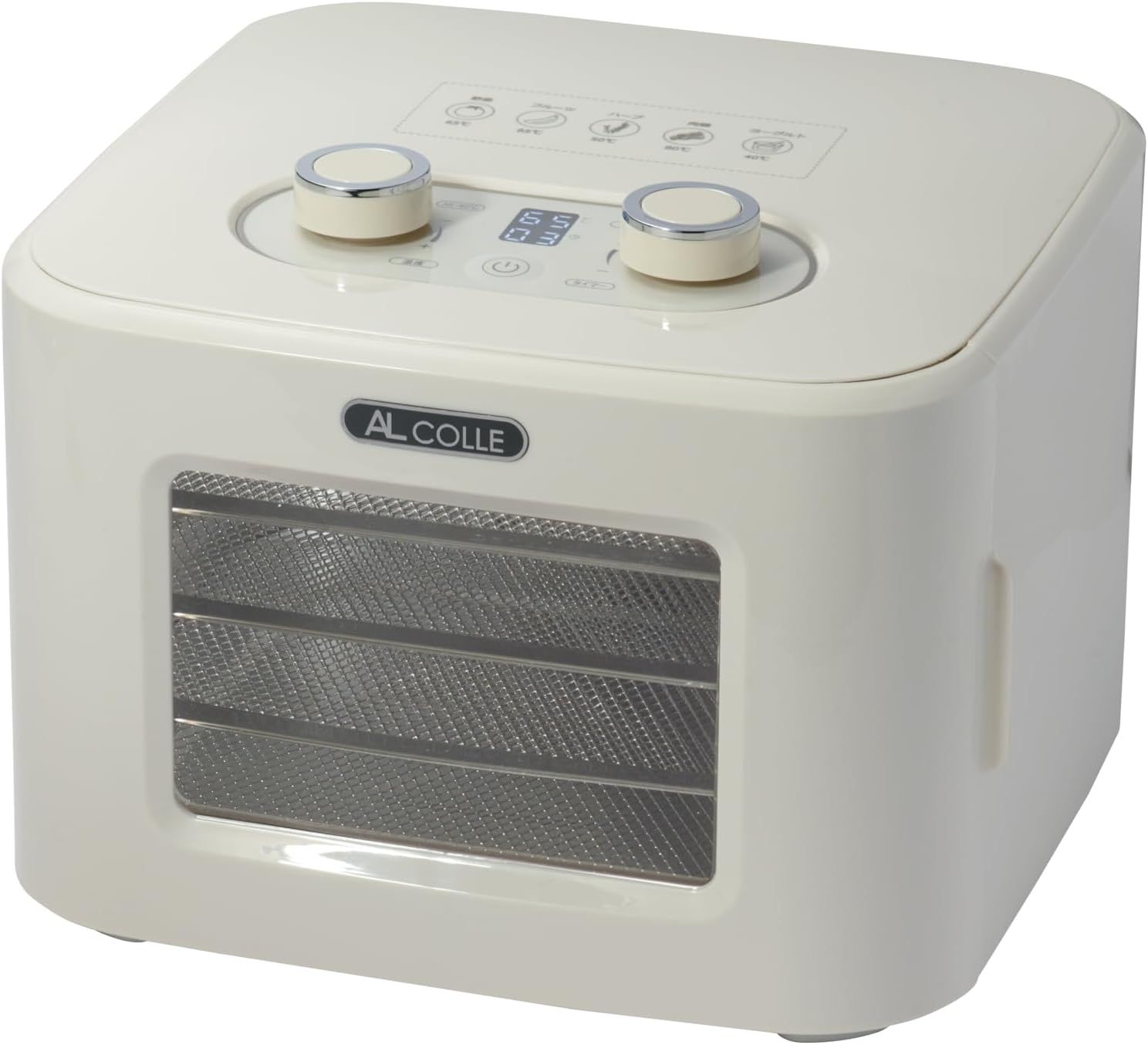AL COLLE アルコレ ドライフードメーカー ADMT400W ドア式 4段 低温35℃ 高温80℃ 発酵モード フードドライヤー ドライフルーツメーカー 野菜乾燥 食品乾燥機 ジャーキー ペットフード 無添加おやつ 無添加ジャーキー 干し芋