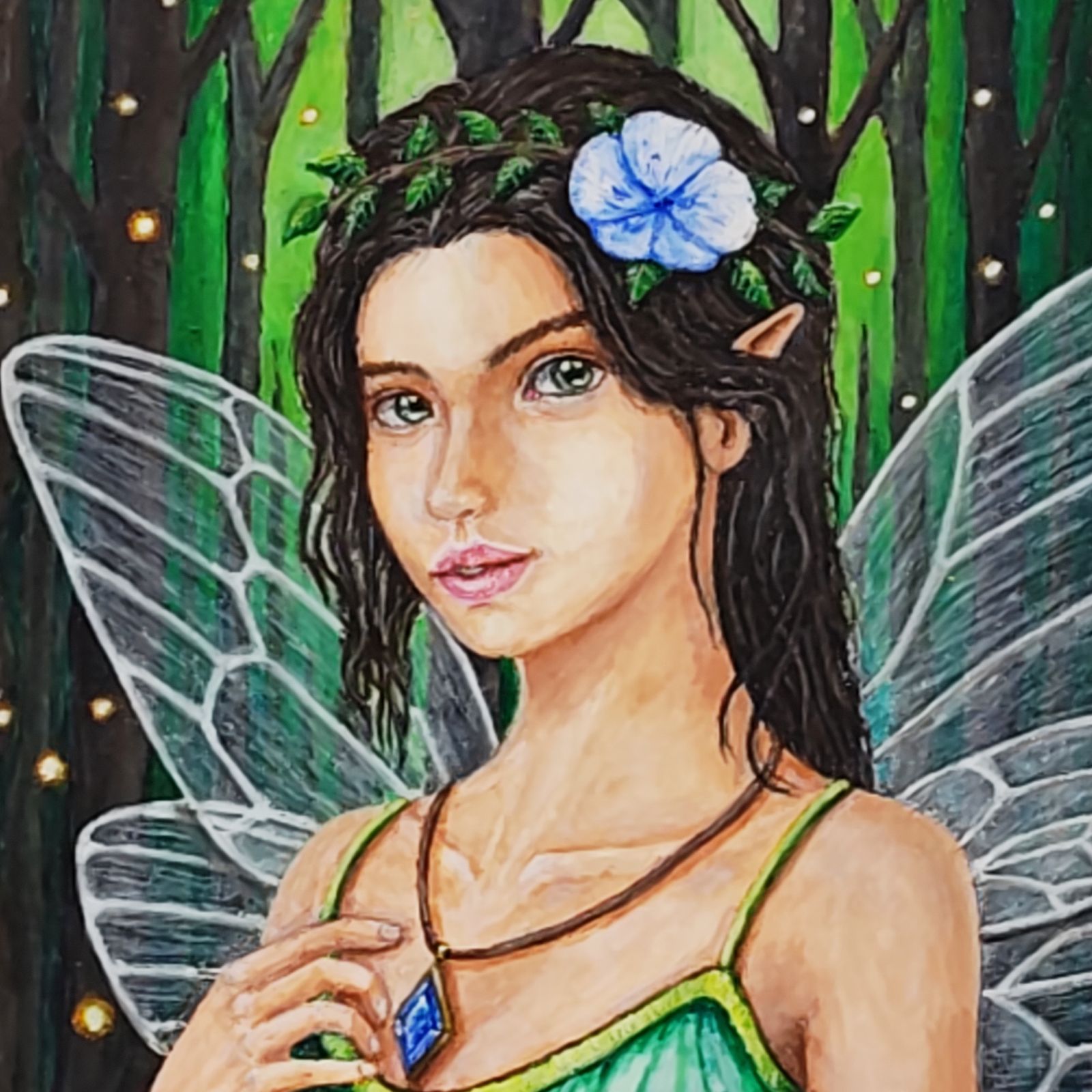 葉祥明「妖精の棲む森」版画リトグラフ 葉祥明 イラスト