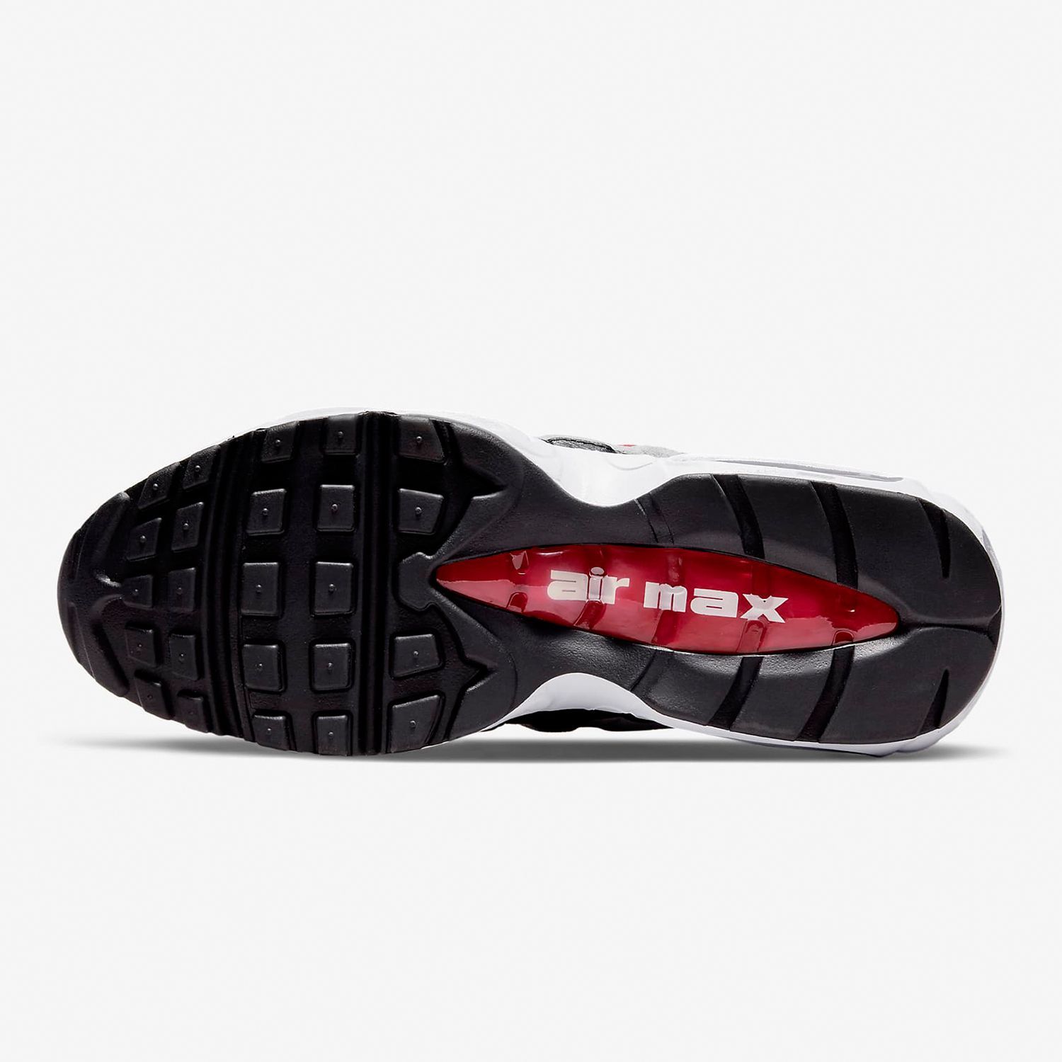 ナイキ] エア マックス 95 [AIR MAX 95] ブラック/バーシティレッド 