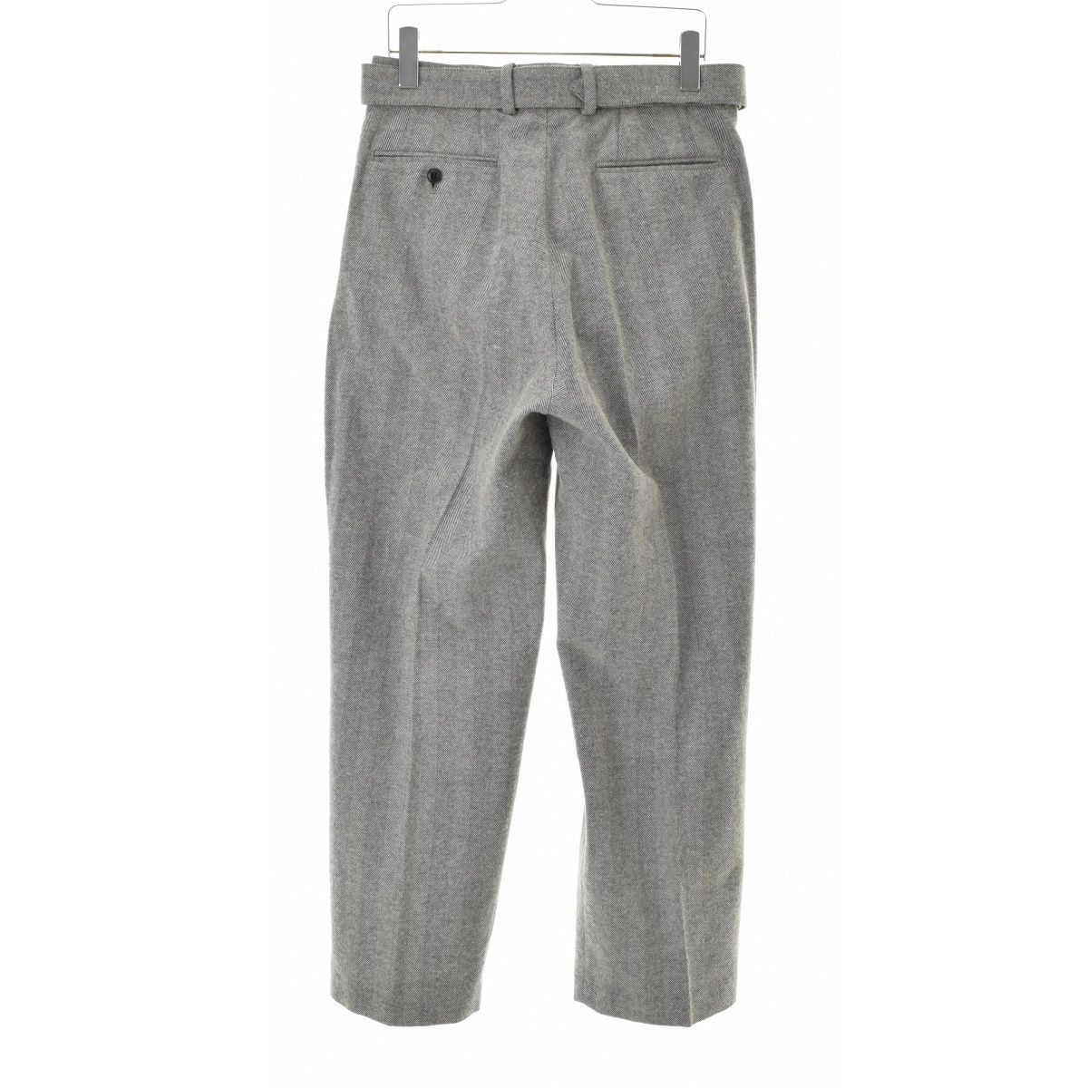 SUMARI】S2204-50008 Herringbone Belted Slacks ヘリンボーン ベルテッド スラックスパンツ - メルカリ