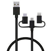 ３ｉｎ１ケーブル　０．３ｍ　ブラックMPA-AMBLCAD03BK【エレコム】