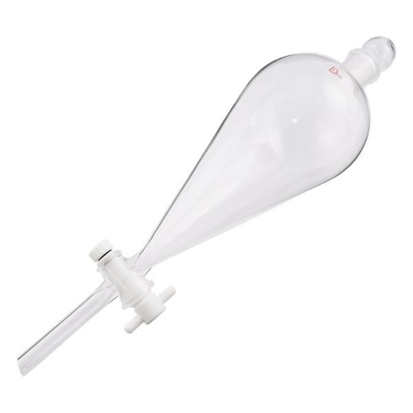 2営業日で発送 分液ロートスキーブ型 PTFEコック付 1000mL