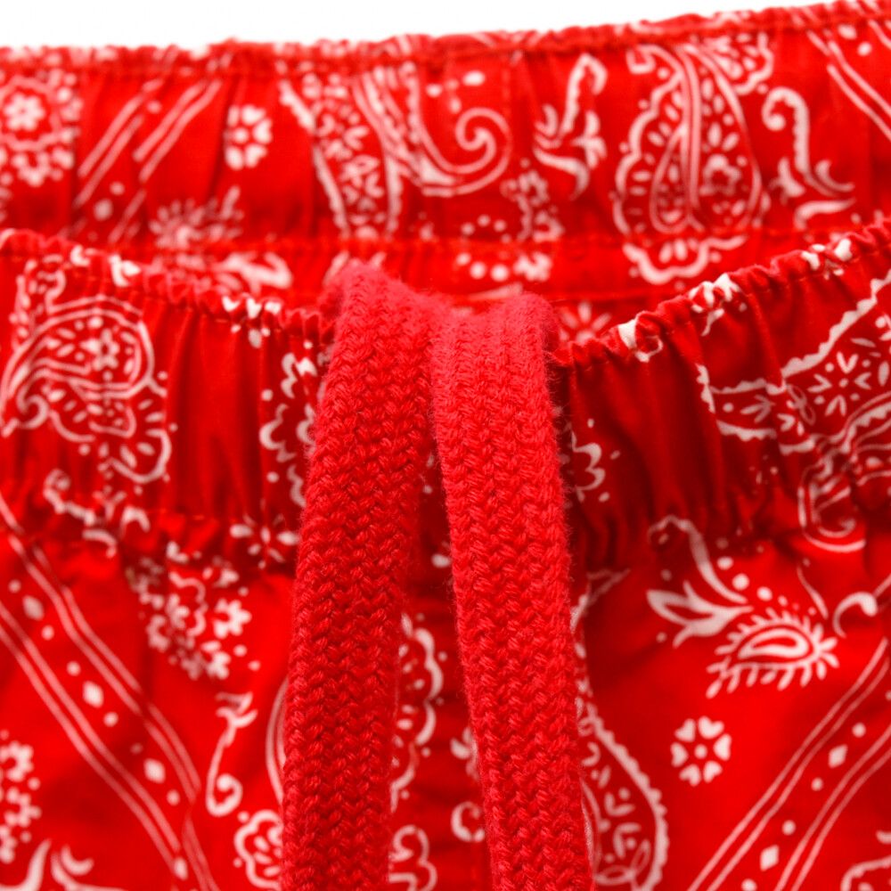 【美品】シュプリーム　supreme ズボン　赤　ペイズリー柄 SUPREME (シュプリーム) 18SS Bandana Track Pant バンダナ