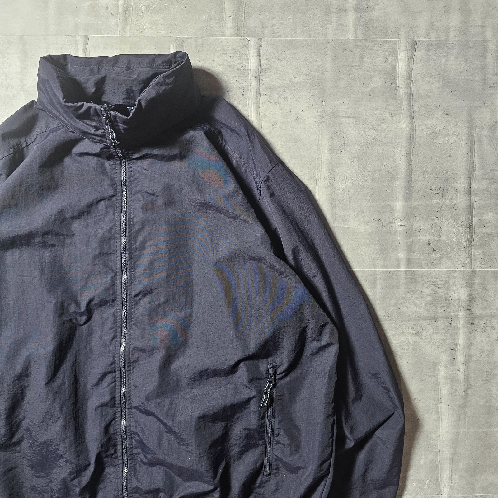 『 LANDSEND 』 ナイロンジャケット / XLサイズ / ネイビー色 LANDSEND / ランズエンド 』 ナイロンジャケット / XLサイズ