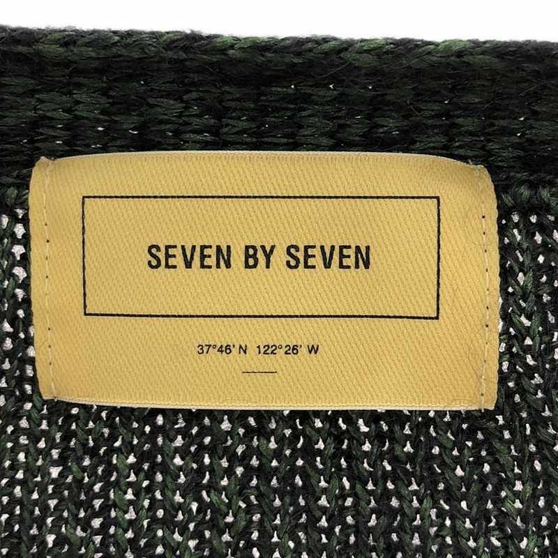 SEVEN BY SEVEN / セブン バイ セブン | 2022AW | KNIT CARDIGAN Silk mohair シルク モヘア  Vネック ニットカーディガン | M | グリーン | メンズ - メルカリ