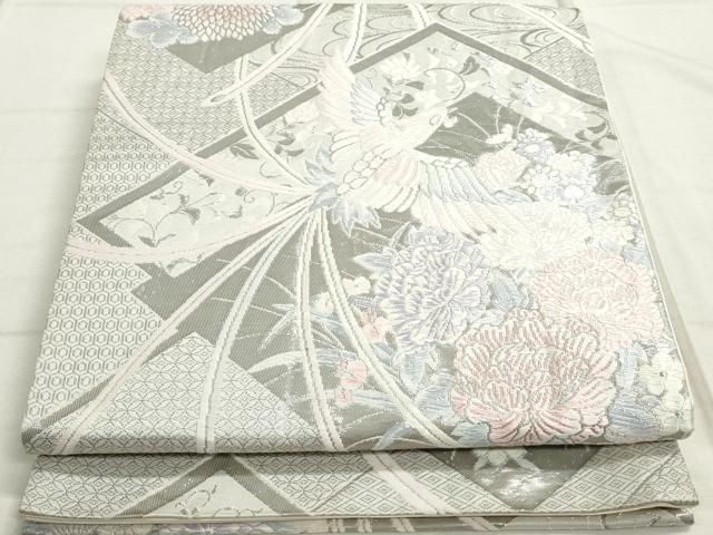 407ag30◎七五三 7歳 全通袋帯 ハーフ成人式 鳳凰 金糸 唐織◎美品 407ag30◎七五三 7歳 全通袋帯 ハーフ成人式 鳳凰 金糸 唐織◎美