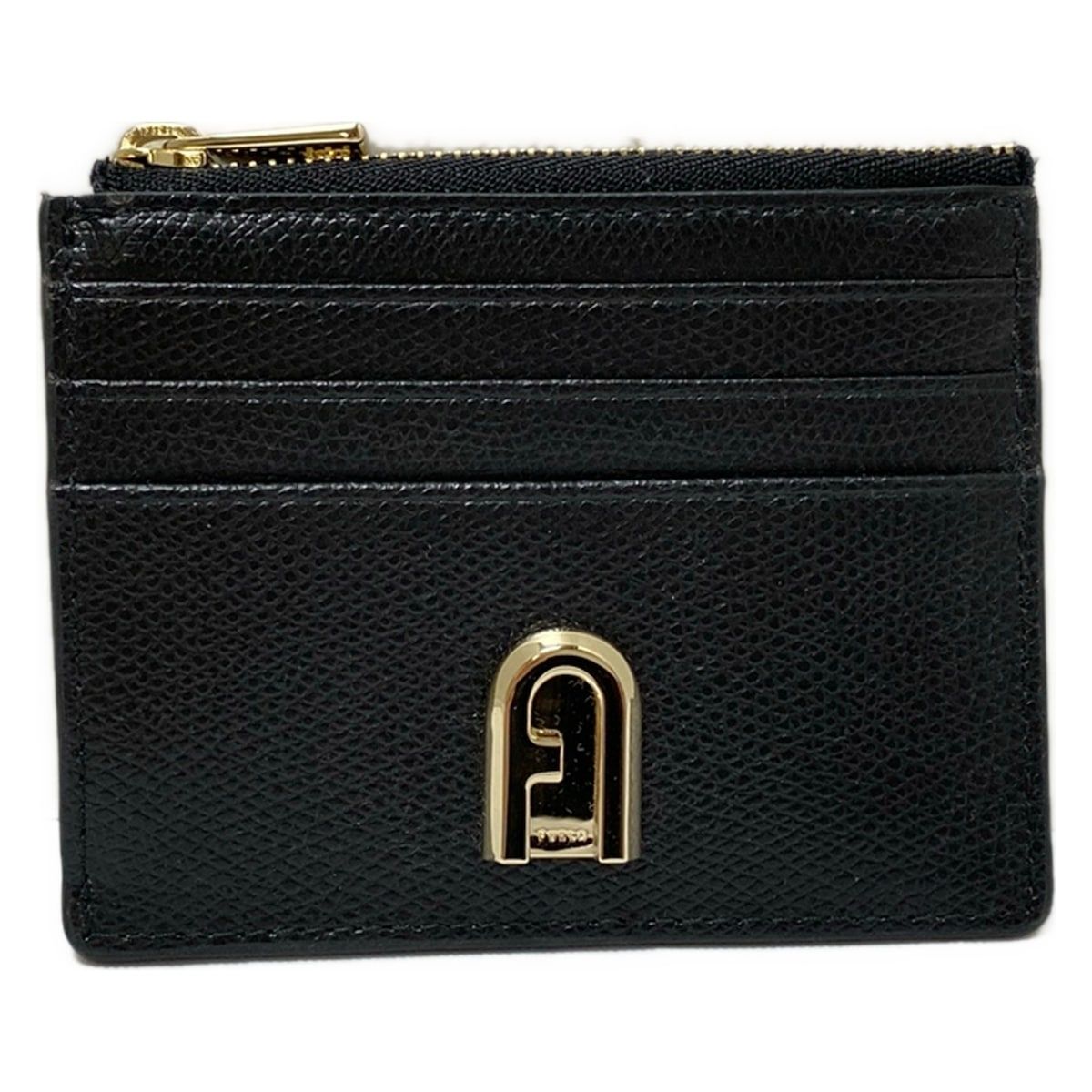 FURLA フルラ コインケース - 黒 カードケース付き レザー