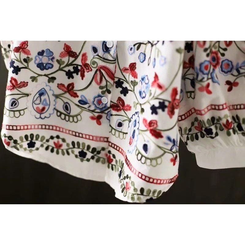 シャツ ロングシャツ ホワイトシャツ 白  刺繍 レディース トップス チュニック 長袖 綿 コットン リネン Aライン チェック柄 ボタン付き 白 大きめ 30代 40代 楽天市場】シャツ ロングシャツ ホワイトシャツ 白 刺繍