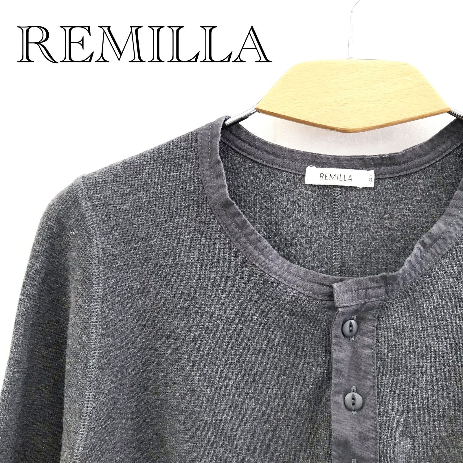 REMILLA レミーラ ラグラン XL グレー 長袖 ロンT トップス REMILLA レミーラ ラグラン XL グレー 長袖 ロンT トップス