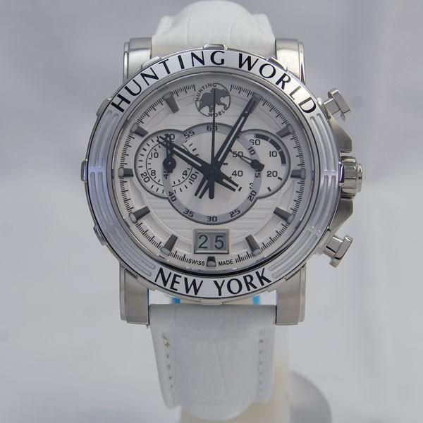 【数量限定特価】ハンティングワールド HUNTING WORLD イリス　QZ　クロノ HW913WHWH【38%OFF】
