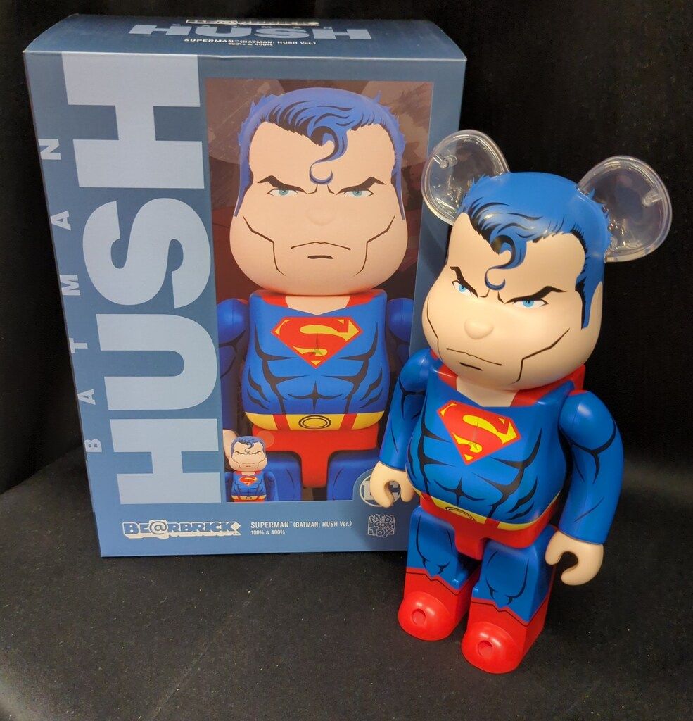 SUPERMAN 400%ベアブリック/未開封 未開封 激レア ベアブリック 400