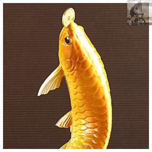 新品未使用】風水魚像 金魚 2カラー オブジェ 卓上飾り 金運 財運