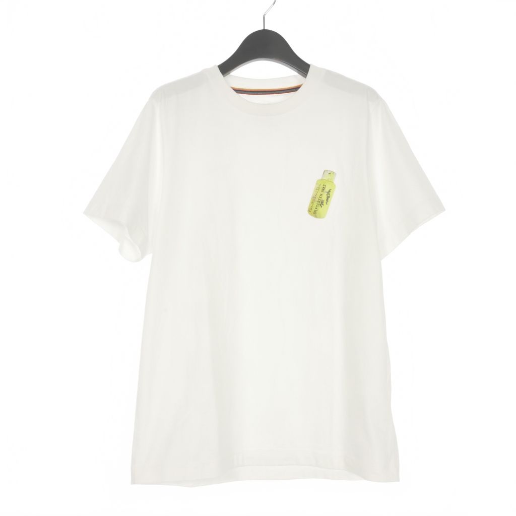 ポールスミス PAUL SMITH インクボトル プリント Tシャツ 半袖カットソー 1 白 ホワイト  PF-63-74866