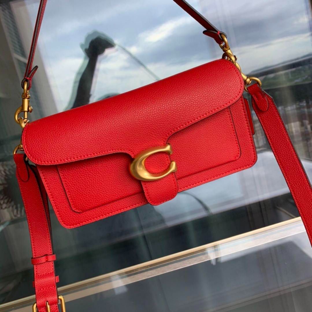 COACH（コーチ）ハンドバッグ 73995 レッド 2WAY ショルダー