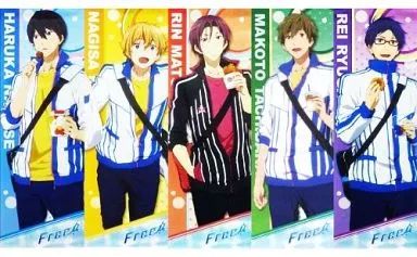 中古】ポスター(アニメ) 全5種セット オリジナルミニポスター 「Free 