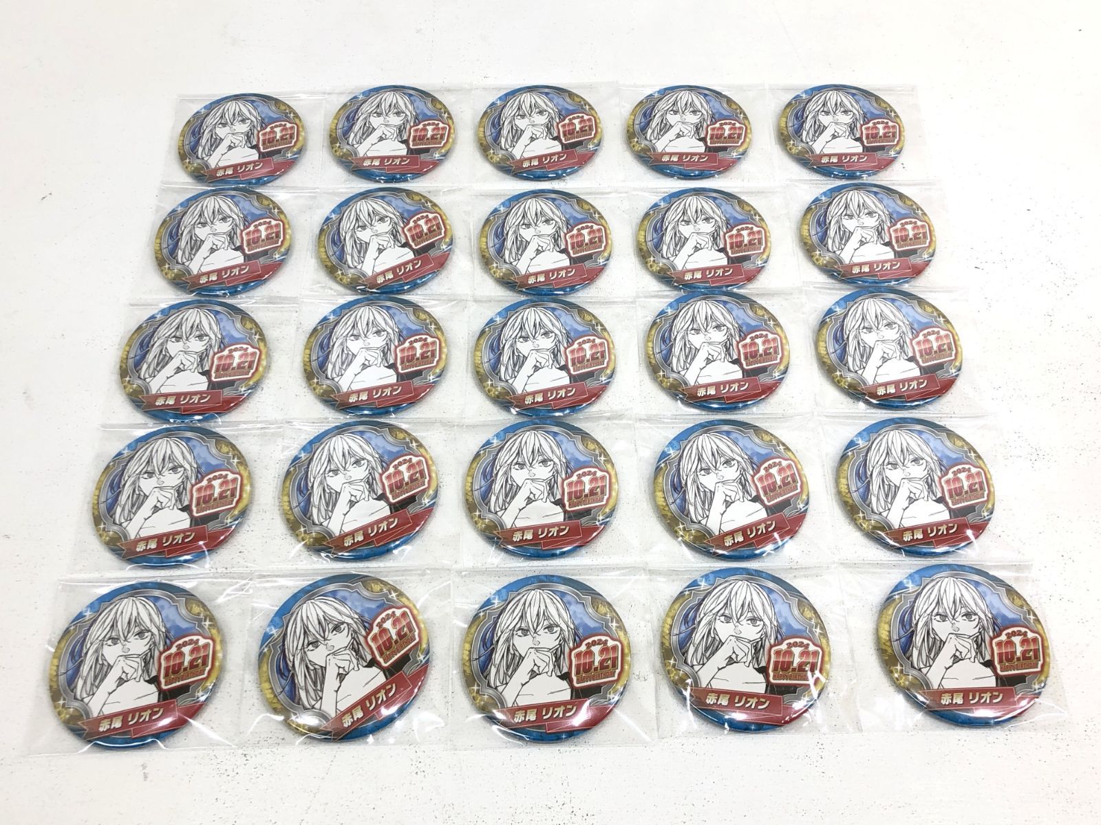 ●サカモトデイズ 赤尾リオン アクスタ　缶バッジ　まとめ売り ○サカモトデイズ 赤尾リオン アクスタ 缶バッジ まとめ売り