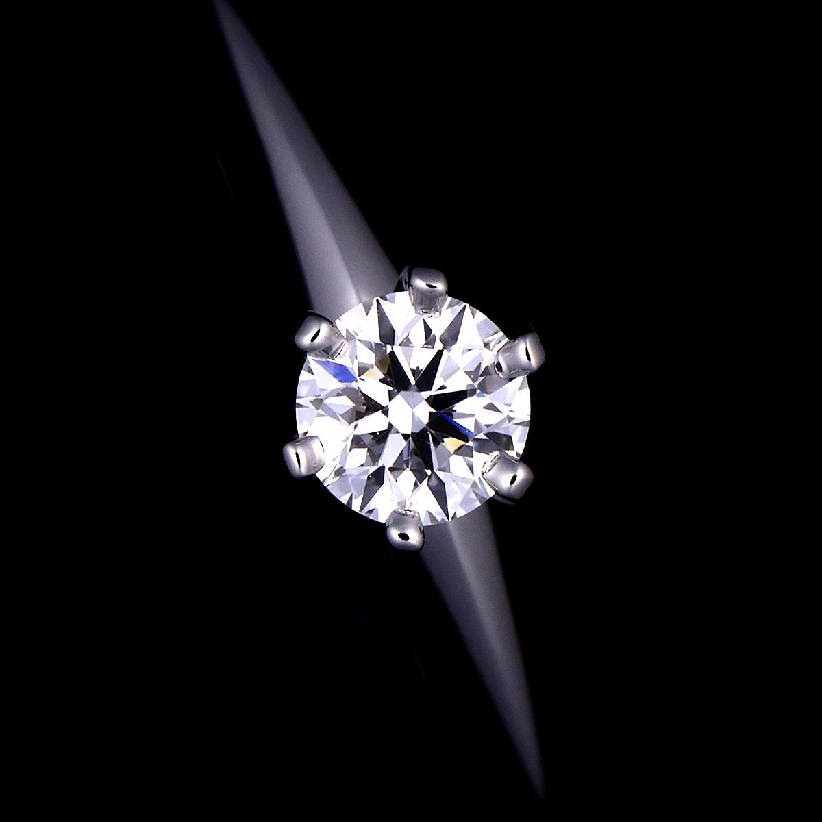 ティファニー TIFFANY&Co. ソリティア 8号 リング ダイヤ 0.23ct